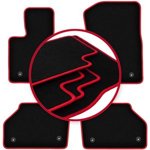 CARLUX-RED automatten voor: BMW X4 F26 SUV (2014-2018)