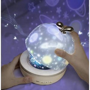 Sterrenlamp, projector zwart - Sterrenhemel, Night light projector voor Kinderen met TIMER functie!