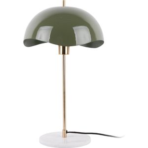 Leitmotiv Tafellamp Waved Dome - Groen - 30x30x56cm - Modern