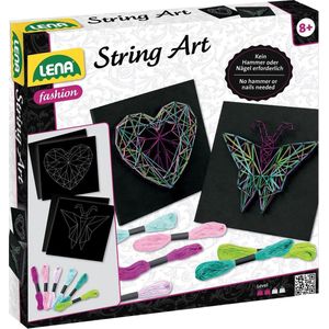 Lena String-art Vlinder & Hart Meisjes Schuimrubber Zwart