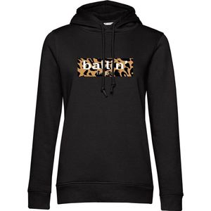 Ballin Est. 2013 - Dames Hoodies Panter Block Hoodie - Zwart - Maat XS