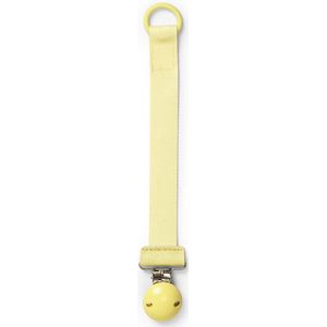 Elodie Fopspeenketting Hout - Fopspeenketting- Speenkoord - Speenclip - Fopspeenhouder  - Sunny Day Yellow