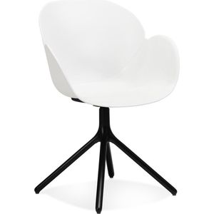 Witte stoel met armleuningen 'APODIS' van kunststof