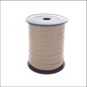 Premium Krullint - Cadeaulint - Bruin - Verpakkingslint - rol van 10mm x 250 meter