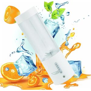 Draagbare USB Type-C Oplaadbare Persoonlijke Blender 450ml - Mini Juicer Mixer met 6 Bladen