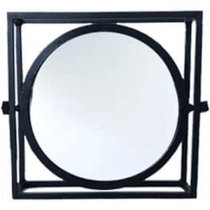 Spiegel - wandspiegel - ronde spiegel - kantelbare spiegel - frame - by Mooss - rond 32cm