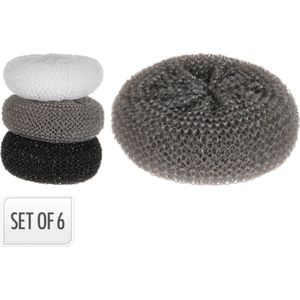 Ultra clean nylon pannenspons 6 stuks