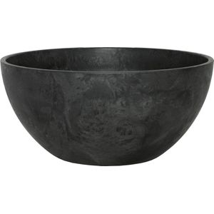 Artstone - Bowl Fiona - 31x15 - Zwart - Bloempot Voor Binnen en Buiten - Met Drainagesysteem