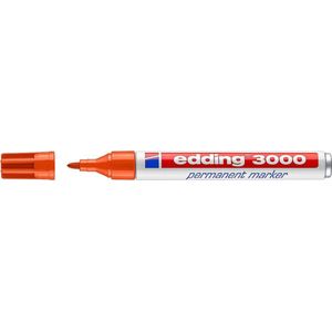 edding 3000 permanent marker rond - Oranje - 1 Stuk