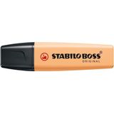 STABILO BOSS ORIGINAL Pastel - Markeerstift - Zacht Oranje - Markeren Met Pastelkleuren - Doos 10 Stuks