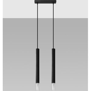 Hanglamp Wezyr 2 - Hanglampen - Woonkamer Lamp - G9 - Zwart