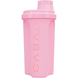 Cabau Shakebeker Pink (500 ml) - BPA-vrij - Klontvrij inclusief zeef - Proteïne Shaker - Voor jouw eiwit-en maaltijdshakes - Vaatwasser vriendelijk
