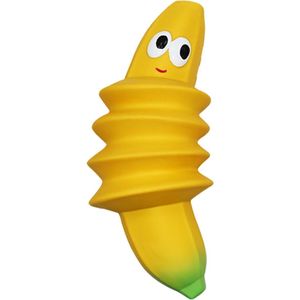 Speelgoed hond latex banana ribble 18,5cm