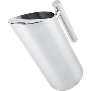 Roestvrij-staal waterkan met ijsbeschermer - voor water/gearomatiseerde thee - ergonomisch design - 1.5L .