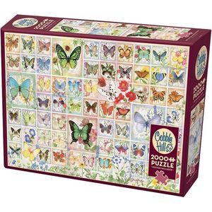 Cobble Hill puzzle 2000 pieces - Butterflies and blossoms