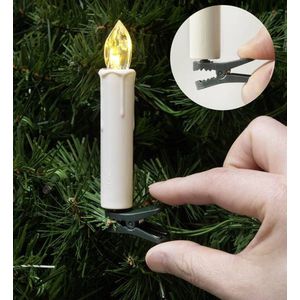 Sygonix SY-4531626 Kerstboomverlichting Buiten werkt op batterijen Aantal lampen 20 LED Warmwit