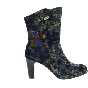 Dames Enkellaars Laura Vita Albane 098 Indigo Multi - Maat 41