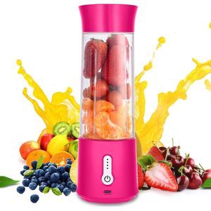 Oplaadbare Draagbare Mini-Blender - Compact Formaat - Krachtige Prestaties - Draadloos Gebruik - Gemakkelijk te Reinigen