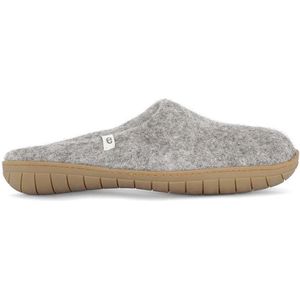 Egos Copenhagen | Unisex | Pantoffels | Slipper Natural Grey Rubber sole | Maat 42