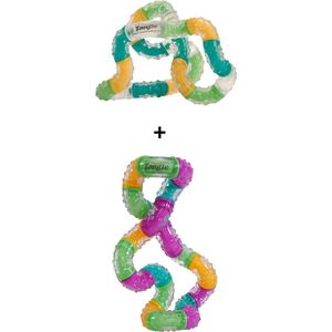 Tangle Relax Imagine + BrainTools Think - COMBO 2-Pack - Fidget Toy voor kinderen en volwassenen - Fidget Toy voor school - Cadeau voor tieners en volwassenen - Kleuren variëren