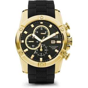 VNDX Amsterdam - Heren horloge - Young Rebel Big Boy Goud Zwart