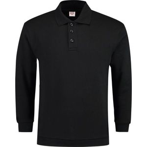 Tricorp casual Polo/Sweater boord - 301005 - Zwart - maat XS