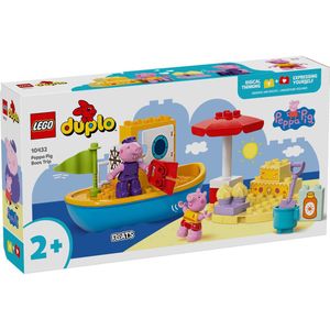 LEGO DUPLO Peppa Big Bootreis - Badspeelgoed Set - Educatieve Set voor Peuters