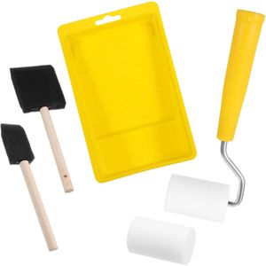 Verfroller Kit - Mini Rollers - Perfecte Afwerking - 5 stuks - Hoogwaardige Spons