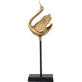 PTMD Decoratieve object Zwaan Joycee - 18x17x57 cm - Aluminium - Goud