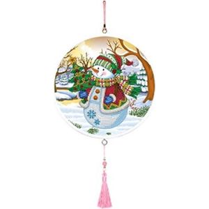 Diamond Painting ""JobaStores®"" Wandornament Kerst (Sneeuwpop)