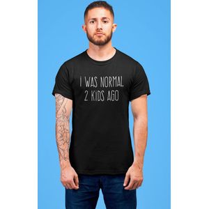 MOEDERDAG VADERDAG SHIRT| MAMA | PAPA | I WAS NORMAL 2 KIDS AGO | GRAPPIG | FEESTELIJK | THEMA | CADEAU VOOR HEM OF HAAR | VERJAARDAG | TIP | MAAT M