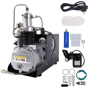 Luchtcompressor - Compressor - Luchtpomp - Airpress Compressor - 4500Psi - 300bar - PCP - Hoge Druk Pneumatische Luchtpomp – Ingebouwde Ventilator - Geschikt voor Luchtgeweren en Scuba Tanks - Handmatige Versie – 220V