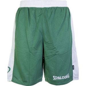 Spalding Essential Rev. Short Unisex - Groen / Wit - maat S