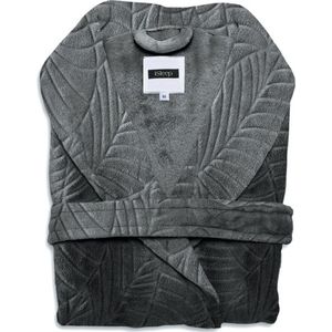 iSleep Leaf Badjas Lang - Maat S - Dark Grey