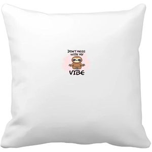 Akyol - koffie Kussen hoes - Koffie - koffieliefhebber cadeau - leuke cadeau - grappige met opdruk - coffee gift - verslaafd aan koffie - collega cadeau - koffie met tekst - collega cadeau - afscheid cadeau - 40 bij 40 cm