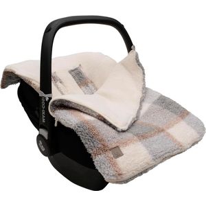 Voetenzak voor Babyzitje - Geschikt voor Kinderwagen en Autostoel - Teddy Stof