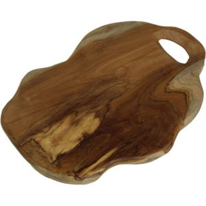 serveerschaal - serveerblad hout - serveerplank rechthoek - tapasplank - borrelplank - dienblad bank - 20x30 cm - Wood Selections