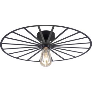 Paul Neuhaus - Plafondlamp Isabella Ø 50 cm zwart