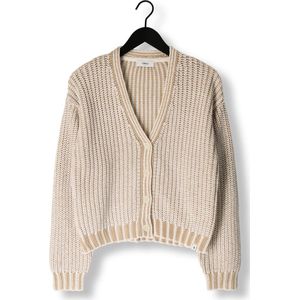 Simple Knit-co-nuk-24-1 Truien & vesten Dames - Sweater - Hoodie - Vest- Ecru - Maat L