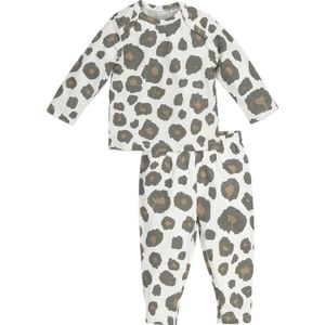 Meyco Baby Panter baby pyjama - neutral - 50/56