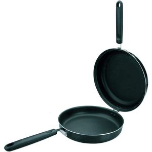Kleine tortillapan 14 cm aluminium antiaanbaklaag geschikt voor inductie - Spaanse omelet bakpan