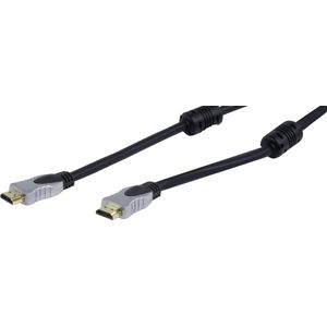 HQ Double shielded HDMI cable 5m HDMI HDMI Zilver