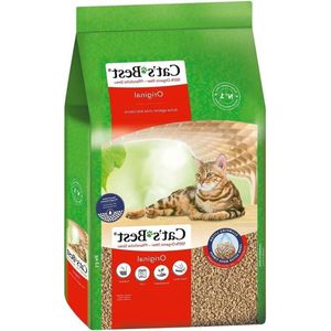 Kattenbakvulling van 100% plantaardig materiaal met maximale zuigkracht - bestrijdt geurtjes natuurlijk actief - 40 liter/172 kg