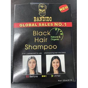 Bandido Black Hair Shampoo Natural Organic