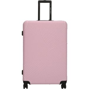 Enrico Benetti Harde koffer / Trolley / Reiskoffer - 75 cm (Large) - Louisville - Roze