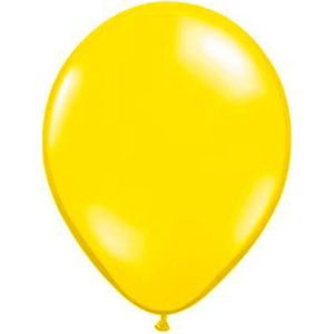 100x Qualatex ballonnen citroen geel