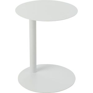 J-Line bijzettafel Rond - metaal - wit