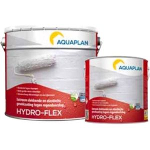 Aquaplan Hydro Flex - Ademende vochtwerende gevelcoating - Extreem dekkend - 2.50 L - Wit