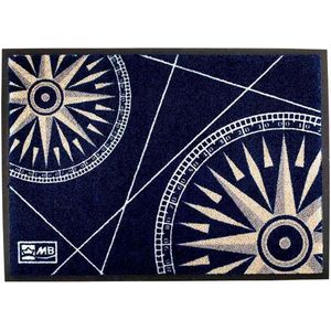 Marine Business nautische blauwe Deurmat Wind 70 x 50 cm