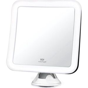 Verlichte Make-up Spiegel met 10X Vergroting en Daglicht LED - Compact Draadloos met Zuignap en 360 Rotatie van 163mm Breed Spiegel